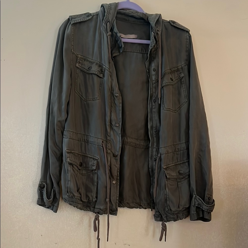 Olive Green Utility Jacket